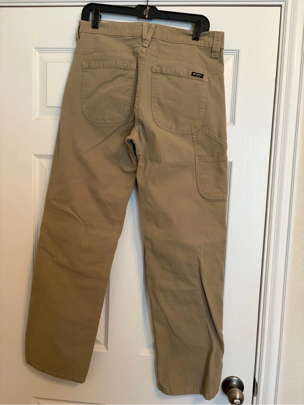 HAWX Tan Cargo Work Pants — Durable Utility Trousers for Men